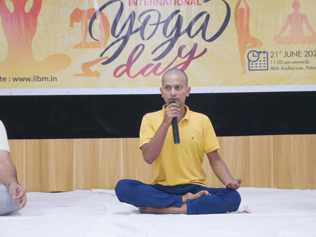 World Yoga Day 2024 in IIBM Patna